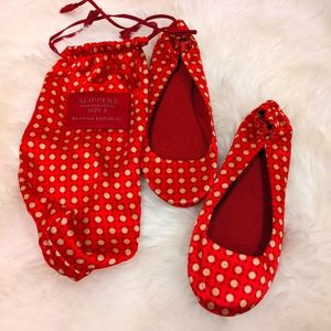 Banana Republic Silk Slippers